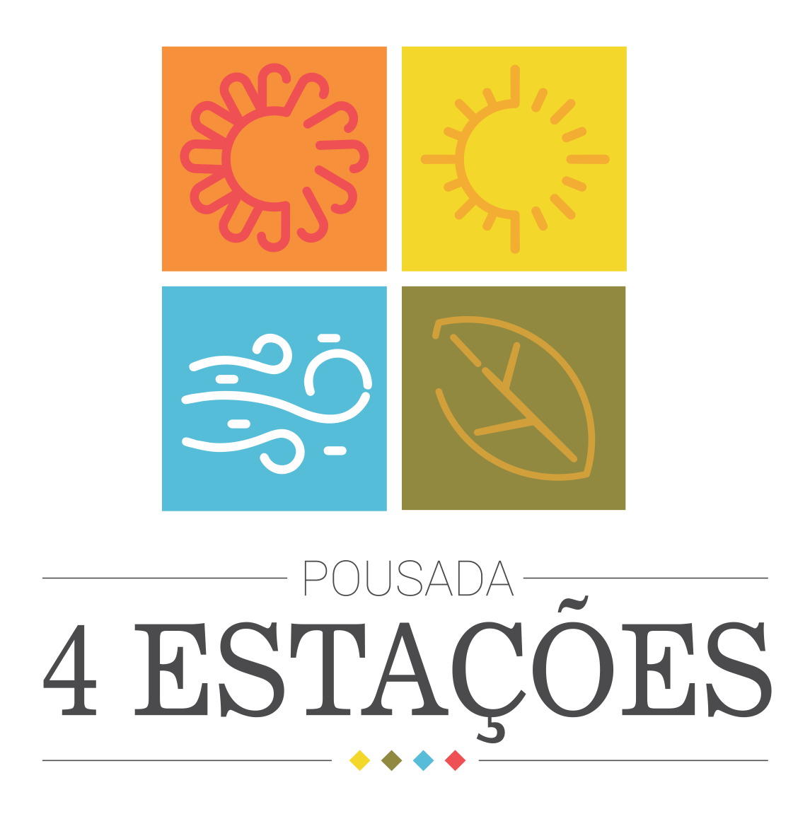 Logotipo Pousada 4 Estações